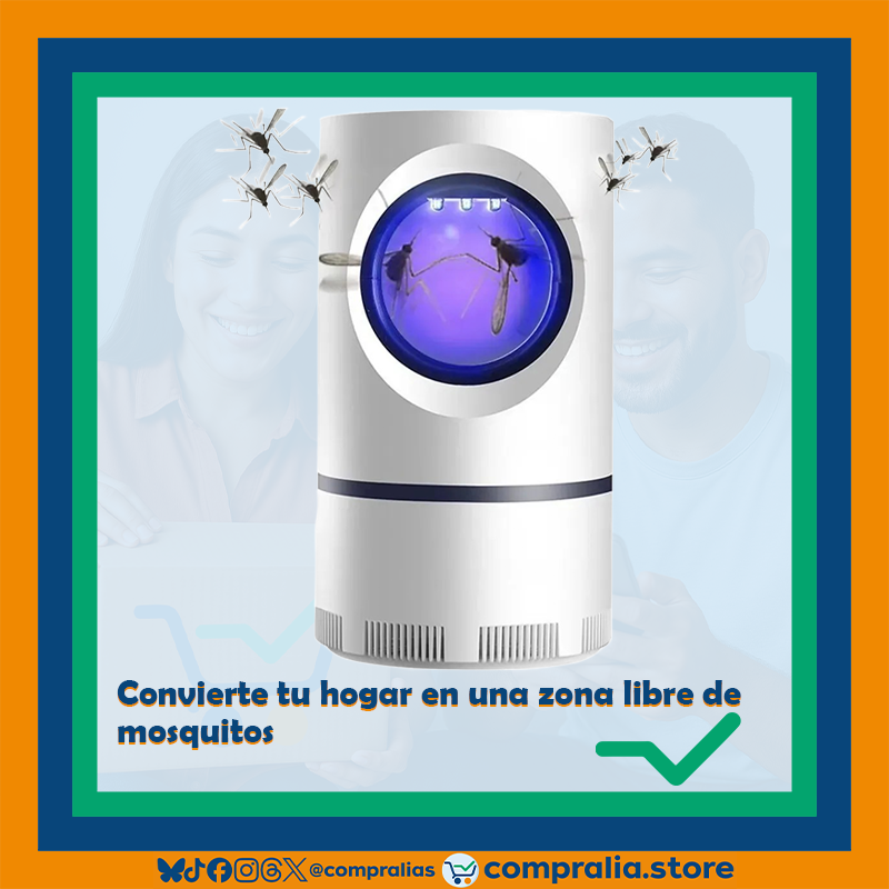 Lámpara Antimosquitos USB | Trampa Eléctrica Sin Químicos | Segura para Niños y Mascotas